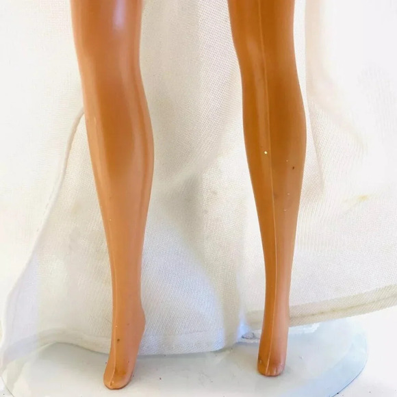 MATTEL BARBIE Asian Doll Long Black Hair Blue Eyes Three Piece Outfit 12" Tall - Picture 10 of 12